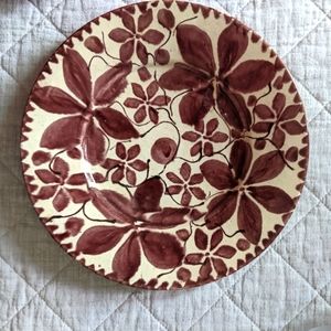 Vintage Mexican pottery plate.